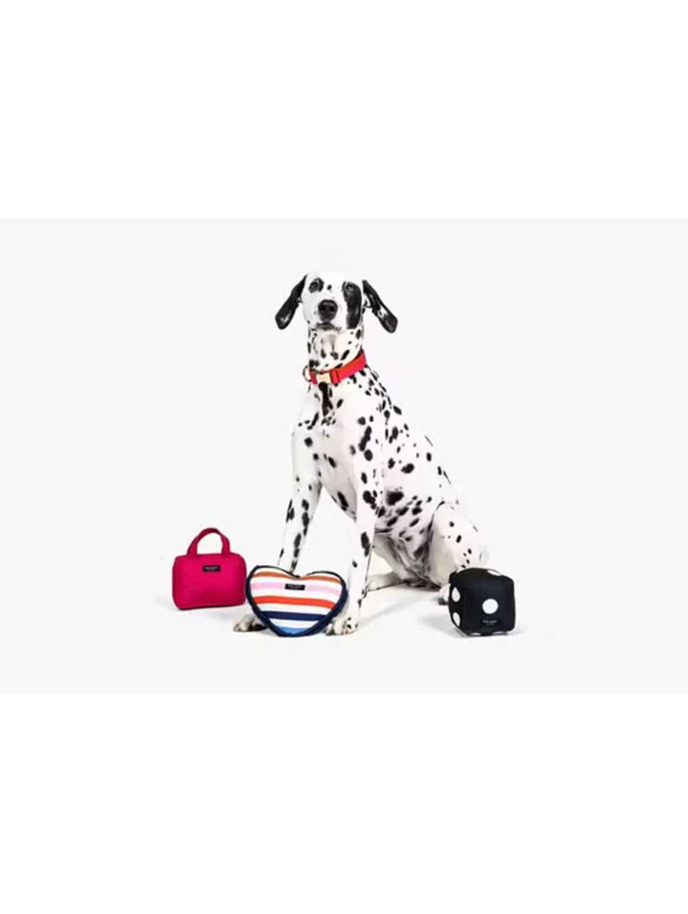 Kate Spade New York Mini Pink Handbag Dog Chew Toy Designer Purse for Pets, NEW